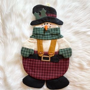 VTG Primitive Country Santa Wall Hanging